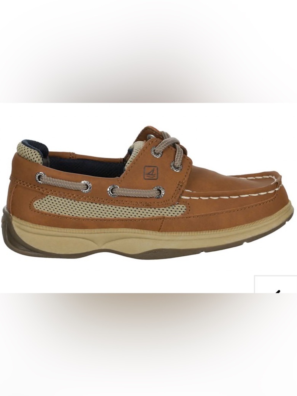 Sperry little big-kid Lanyard boat shoe size 7